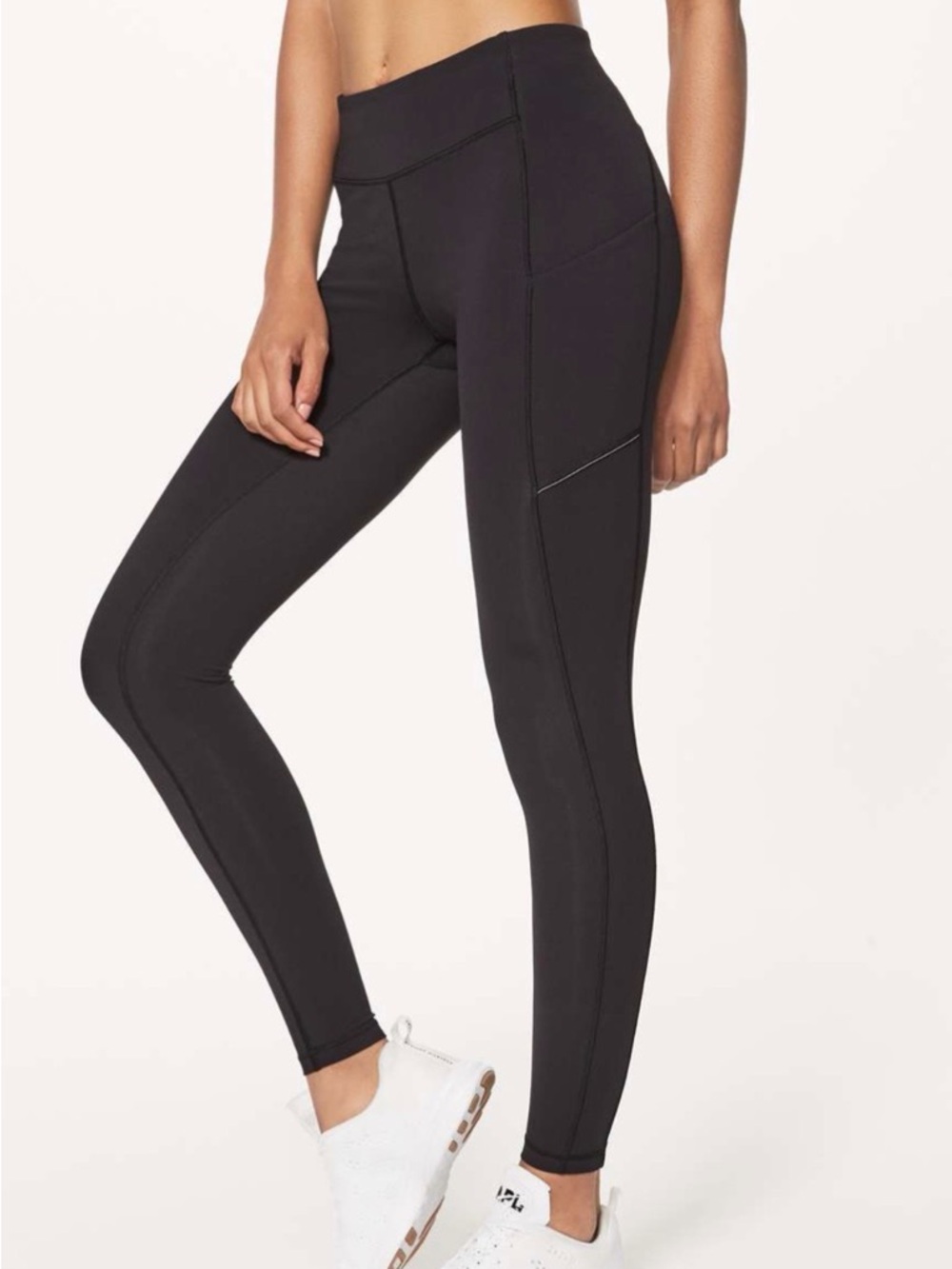 Lululemon Speed Up Tight 28” Black Full-On Luxtreme Running Leggings sz 6